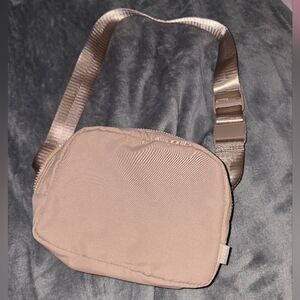 Apana Beige Crossbody Bag With Inside Pockets
